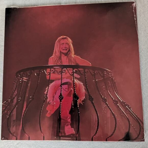 Sabrina Carpenter Feather Vinyl Pink Glitter 7" Sealed In Hand Ships ASAP - Picture 2 of 5